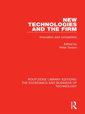 cover image of New Technologies and the Firm